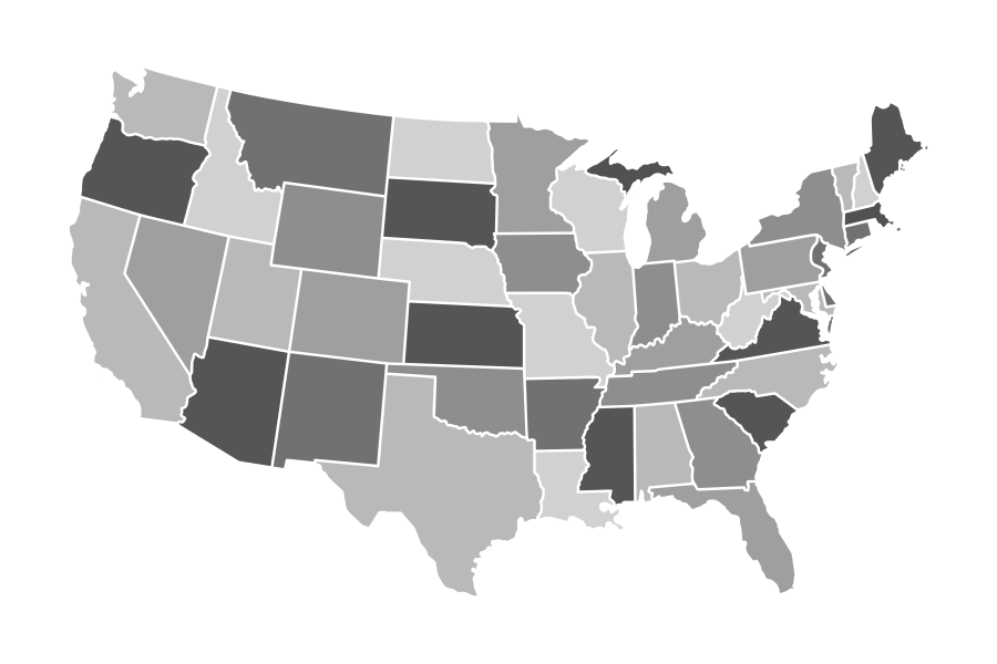 Pioneer Construction - Nationwide Projects Map